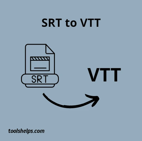 SRT to VTT - Tools Help